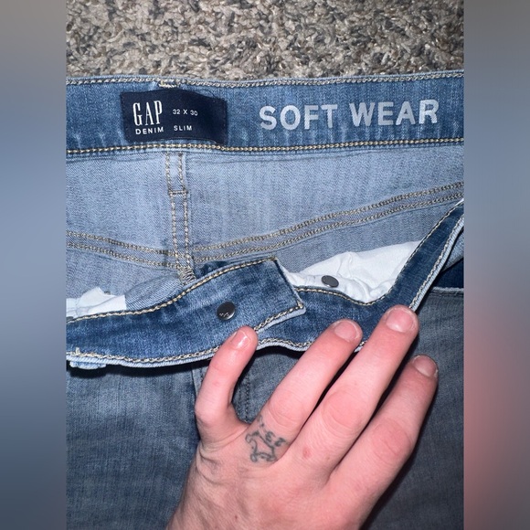 Gap Men’s Slim Jeans size 32X30 - Picture 5 of 10